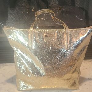 Kate Spade Gold Leather Bag